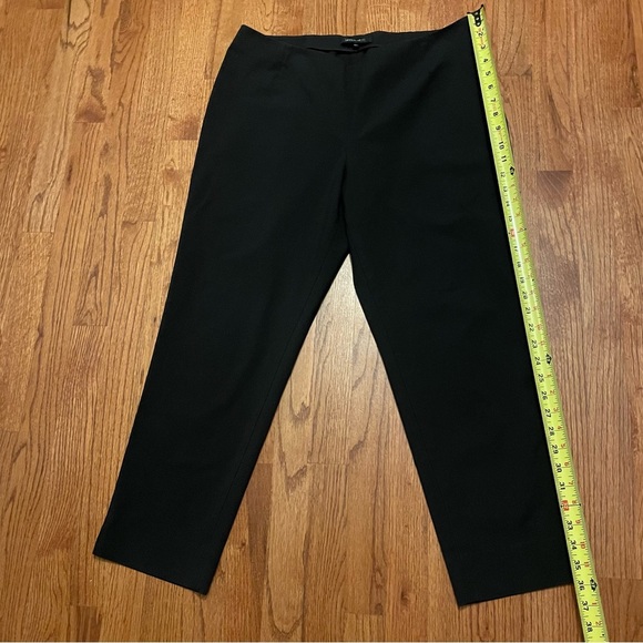 Lafayette 148 NY black size zip crop ankle pants size 14 - Picture 10 of 13